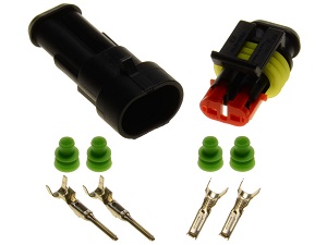 2ピン1.5 superseal コネクター セット