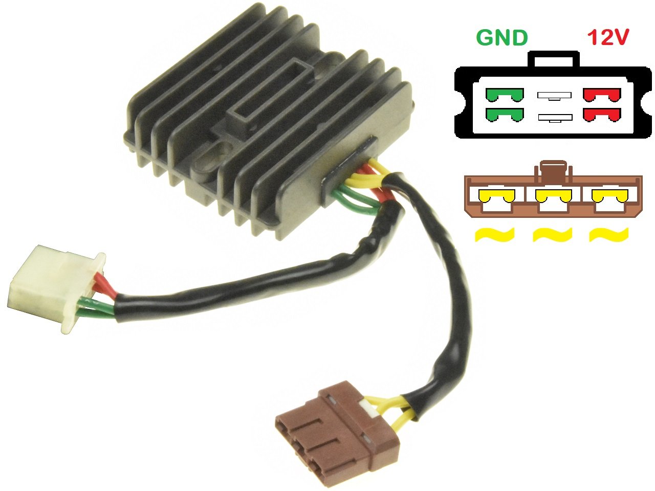 CARR9714-RSV-SL - MOSFET 電圧レギュレータ整流器 Aprilia RSV 1000 SL1000 Falco (AP8124267, SH541G-12)