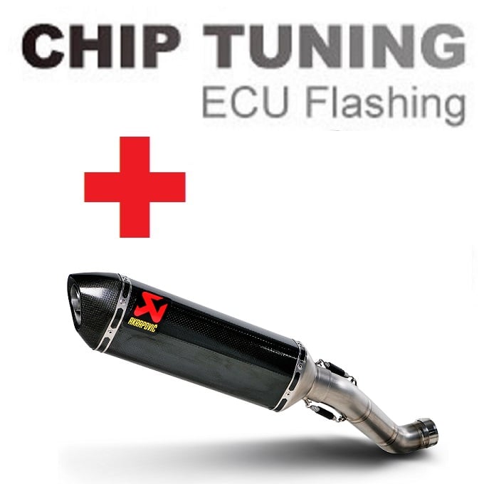 Aprilia RSV4 / Tuono V4 2009-2016 高性能ECUフラッシュチューニング + Akrapovic S-A10SO6-ZC ( ステージ3)
