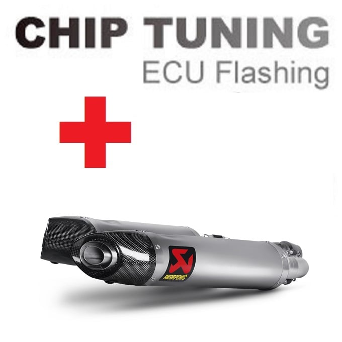 Aprilia Shiver 750 / GT 2010-2016 高性能 ECU フラッシュチューニング + Akrapovic S-A7SO3-HDT (ステージ3)