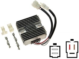 CARR071 - Yamaha XT Voltage regulator rectifier (SH522G-12, SH222)