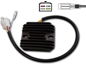 CARR111 - Suzuki MOSFET 電圧レギュレータ/整流器- (32800-24500 / 32800-24501 / 32800-43410)
