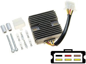 CARR151 - Kawasaki EN500 GPZ500 MOSFET 電圧レギュレータ/整流器 SH530-12