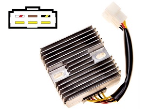 CARR204-ER5 Kawasaki Zephyr ER5 MOSFET 電圧レギュレータ/整流器