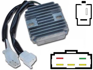 CARR331 - Kawasaki KZ750 MOSFET Spanningsregelaar gelijkrichter