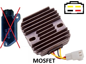 CARR421 - Yamaha 2 fase MOSFET Spanningsregelaar gelijkrichter