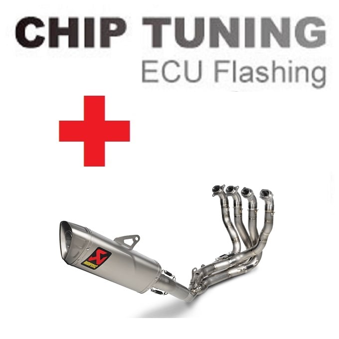 Honda CBR1000RR Fireblade / SP 2020-今日 高性能 ECU フラッシュチューニング + Akrapovic S-H10E3-APLT ( ステージ3)