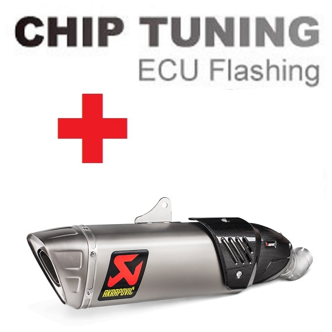 Honda CBR1000RR モデル 2017-2019 高性能ECUフラッシュチューニング + Akrapovic S-H10SO17-HAPXLT/1 ( ステージ3)