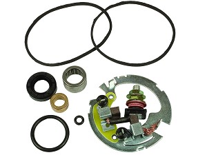 スタートモータ - カーボンブラシセット Arctic Cat 250 300 Honda CBR600F NX650 TRX XR650 Kawasaki ZR Suzuki LT Yamaha FZR600