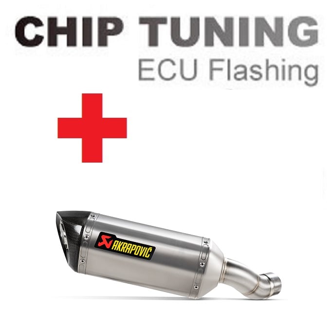 Kawasaki Z900 2020-今日 高性能 ECU フラッシュチューニング + Akrapovic S-K9SO6-HZT ( ステージ3)