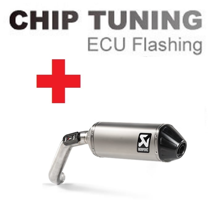 Moto Guzzi V85 TT 2019-今日 高性能 ECU フラッシュチューニング + Akrapovic S-MG8SO2-HFTT ( ステージ3)