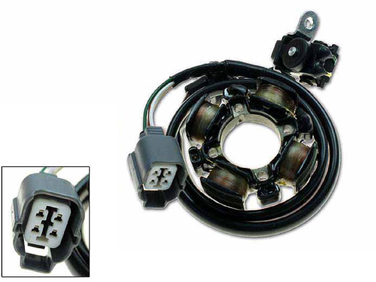 ST3450 - Kawasaki KX450F ライティング固定子オルタネーター (21003-0035, 21003-0075)