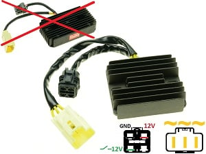 CARR691-TGB TGB 300XL large - 電圧レギュレータ/整流器