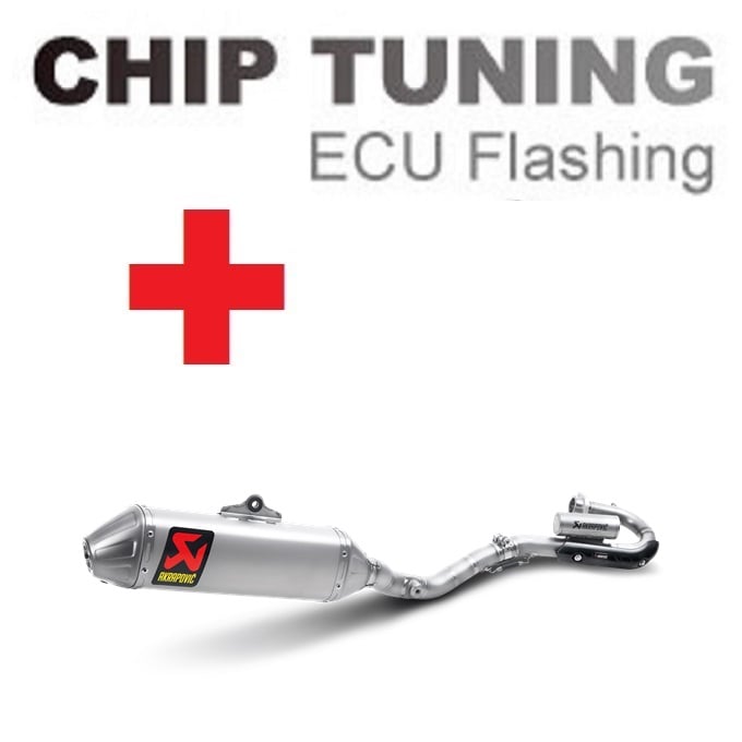 Yamaha YZ 250 F / FX 2010-2013 高性能 ECU フラッシュチューニング + Akrapovic S-Y2MET12-BNTA ( ステージ3)