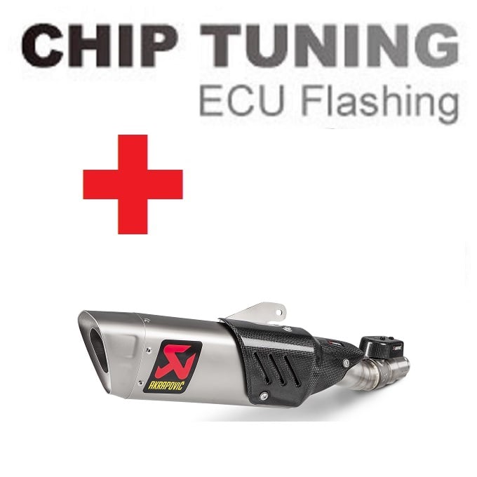 Yamaha R6 2017-今日 高性能 ECU フラッシュチューニング + Akrapovic S-Y6SO12-HAPT ( ステージ3)
