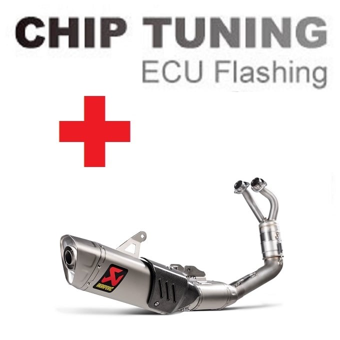 Yamaha R7 2021-今日 高性能 ECU フラッシュチューニング + Akrapovic S-Y7R11-HAPT ( ステージ3)