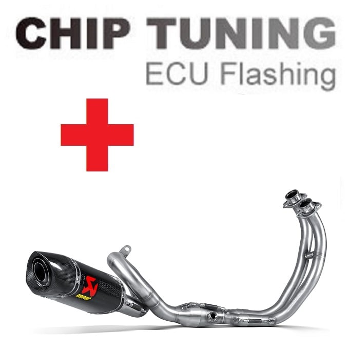 Yamaha MT-07/FZ-07 2014-今日 高性能 ECU フラッシュチューニング + Akrapovic S-Y7R2-AFC ( ステージ3)