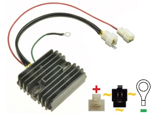 CARR694-XV - Yamaha XV MOSFET Spanningsregelaar gelijkrichter -- lithium Ion accu's