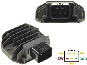 CARR4425W Yamaha YZF-R1 MT10 FZ10 MT-10 FZ-10 XV19 Honda TRX VT750 XL650V KTM 1290 Voltage regulator rectifier