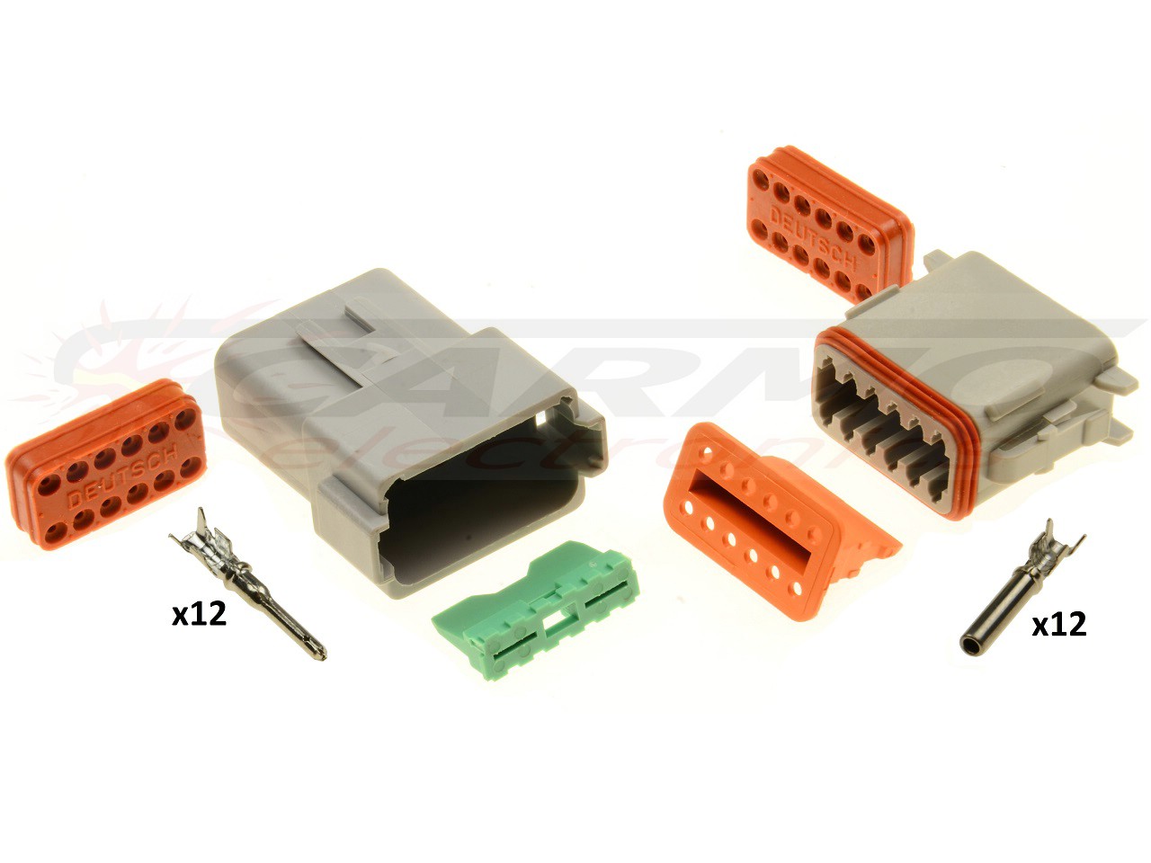 12-polige superseal stekker Amphenol - Deutsch DT06-12S DT04-12P - 画像をクリックして閉じる