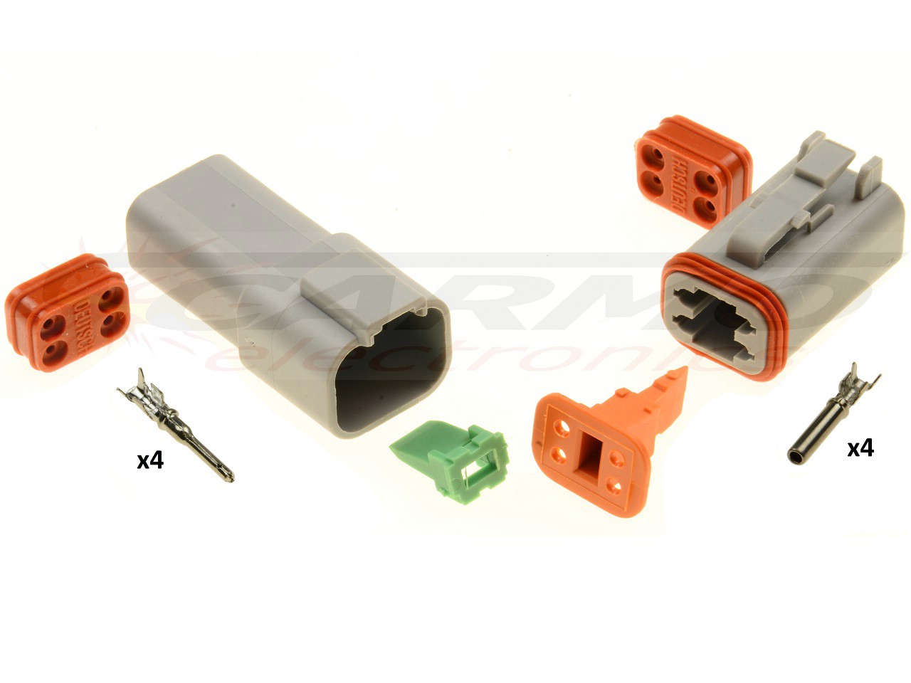 4-polige superseal stekker Amphenol - Deutsch DT06-4s DT04-4P - 画像をクリックして閉じる