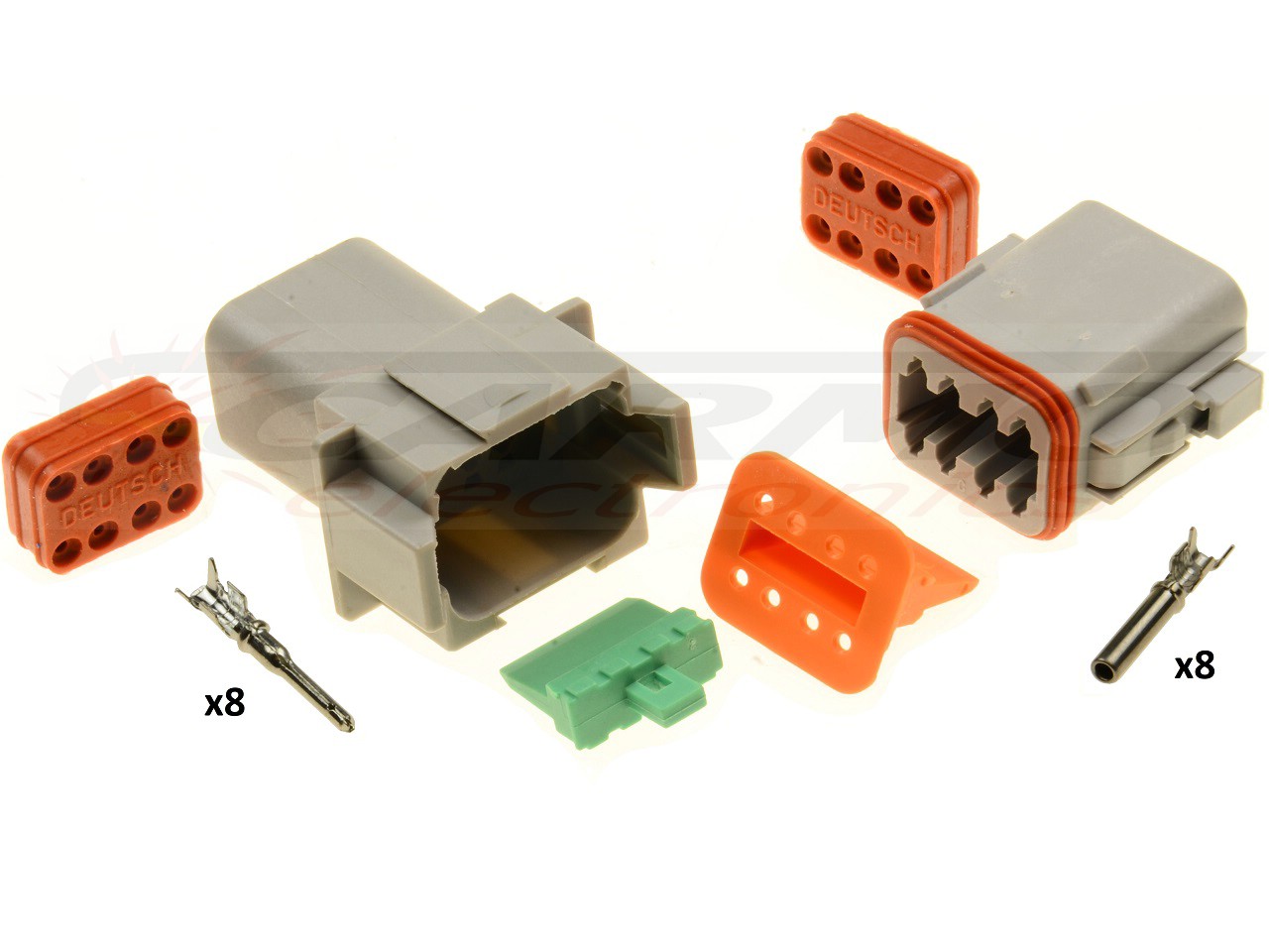 8-polige superseal stekker Amphenol - Deutsch DT06-8S DT04-8P - 画像をクリックして閉じる