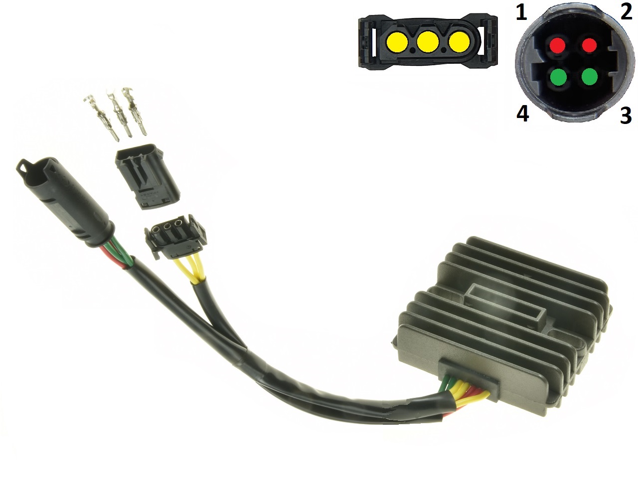 CARR691BMWHUSQ BMW C400 F650 F700 F800 Nuda 900 MOSFET Voltage regulator rectifier Shindengen SH541KG SH541SD - 画像をクリックして閉じる