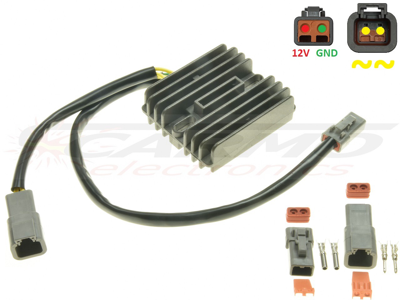CARR694BU2 - Buell XB 08-10 improved MOSFET MOSFET Voltage regulator rectifier (Y0302A-02A8) - 画像をクリックして閉じる