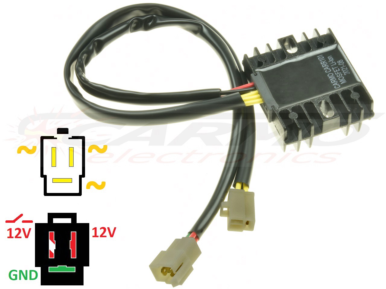 CARR104-Mash - 650 X-ride MOSFET Voltage regulator rectifier (201223TT3210055) - 画像をクリックして閉じる
