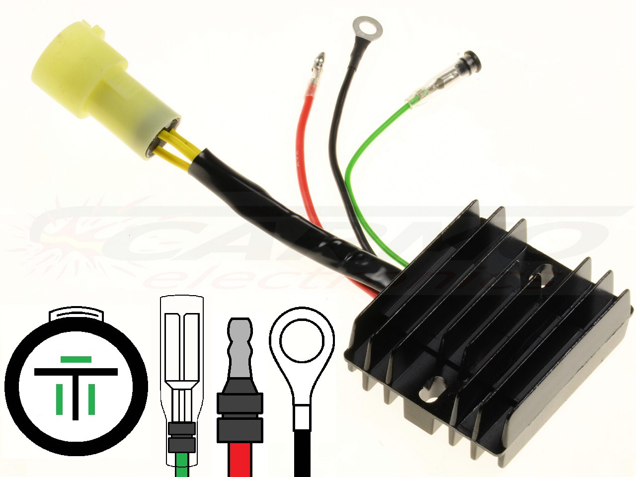 CARR204-Marine-outboard Yamaha Mercury F75 F80 F90 F100 SH758AA MOSFET 電圧レギュレータ/整流器 - 画像をクリックして閉じる