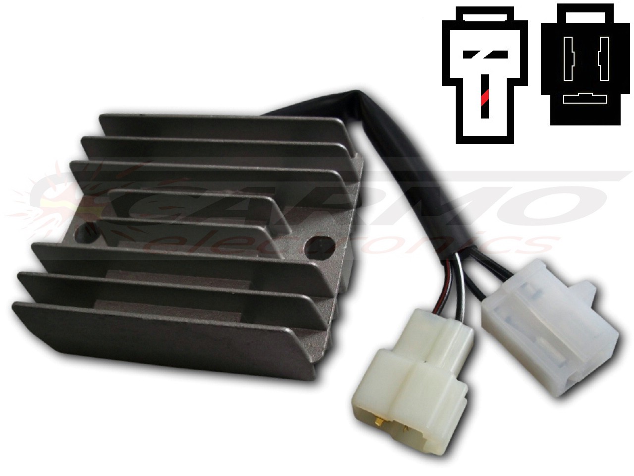 CARR201-SUZ - MOSFET Suzuki Burgman Gamma Voltage regulator rectifier (HB572A-12M2, SH572MB) - 画像をクリックして閉じる