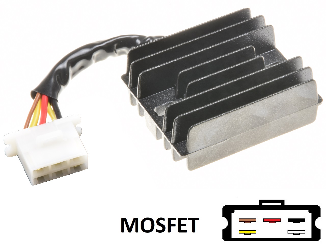 CARR204-KZ - Kawasaki KZ MOSFET Voltage regulator rectifier (SH522-12, 21066-1032) - 画像をクリックして閉じる