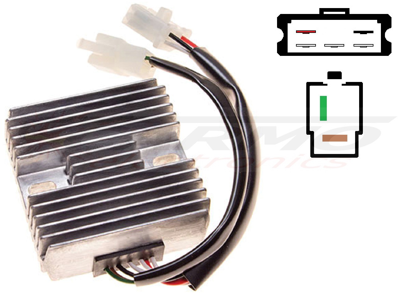 CARR311 - Yamaha XS Kawasaki KH500 MOSFET Voltage regulator rectifier - 画像をクリックして閉じる