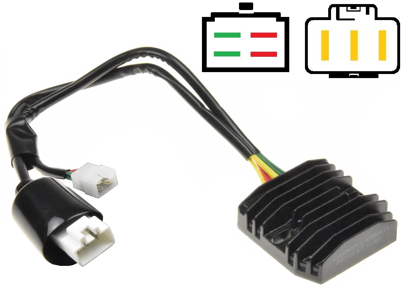 CARR431 - Honda CBR MOSFET Spanningsregelaar gelijkrichter - 画像をクリックして閉じる