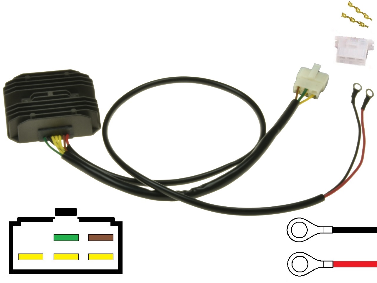 CARR451 - BMW Moto Guzzi MOSFET Voltage regulator rectifier - Rotor-1 - 画像をクリックして閉じる