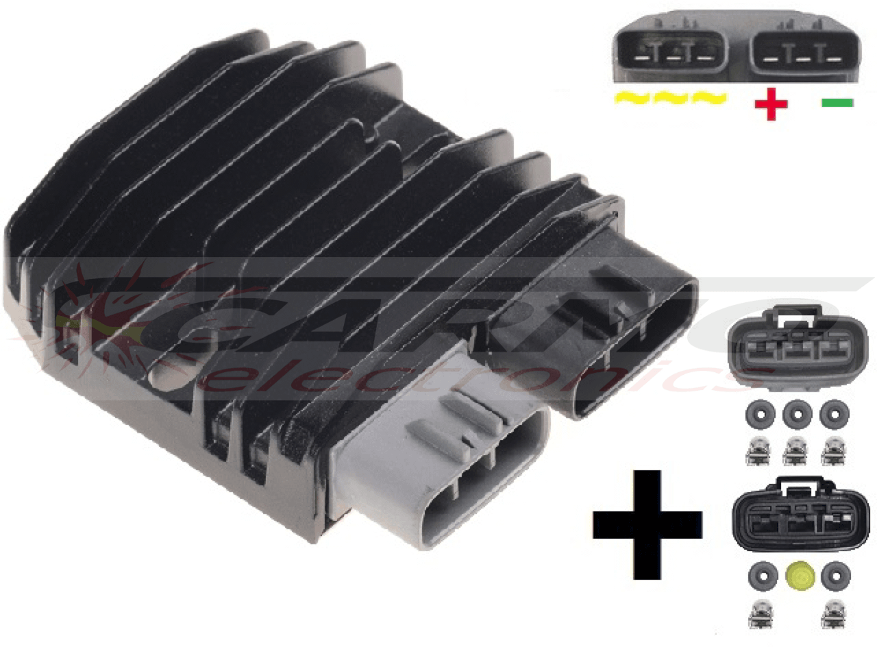 CARR5925 + contra BMW Can Am Ducati MOSFET Spanningsregelaar gelijkrichter (verbeterde SH847) - 画像をクリックして閉じる