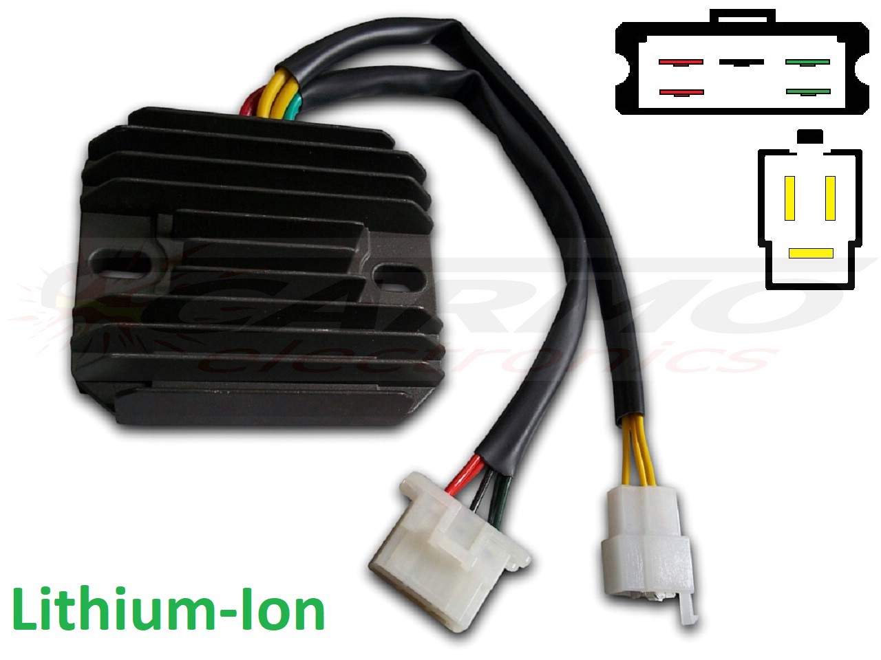 CARR644-LI Transalp Africa twin Shadow Intruder MOSFET Voltage regulator rectifier - Lithium Ion - 画像をクリックして閉じる