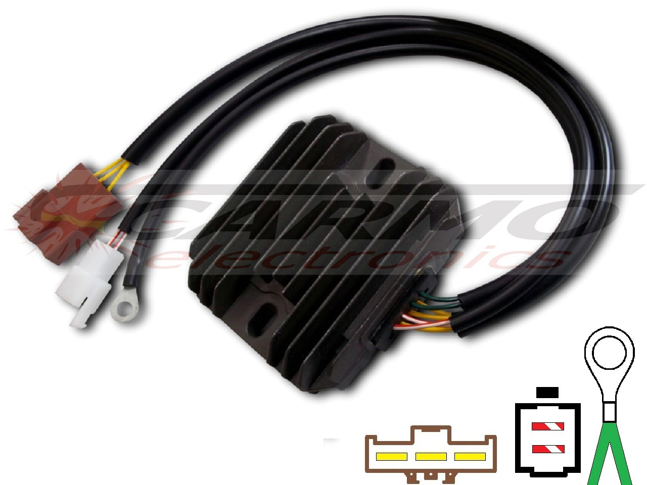 CARR694-KTM-LC 690 950 990 1190 MOSFET 電圧レギュレータ/整流器 - 画像をクリックして閉じる