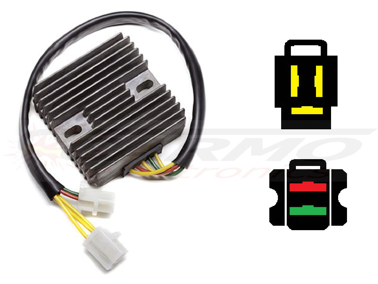 CARR811 Honda VT1100c Shadow 2002- MOSFET 電圧レギュレータ/整流器 - 画像をクリックして閉じる