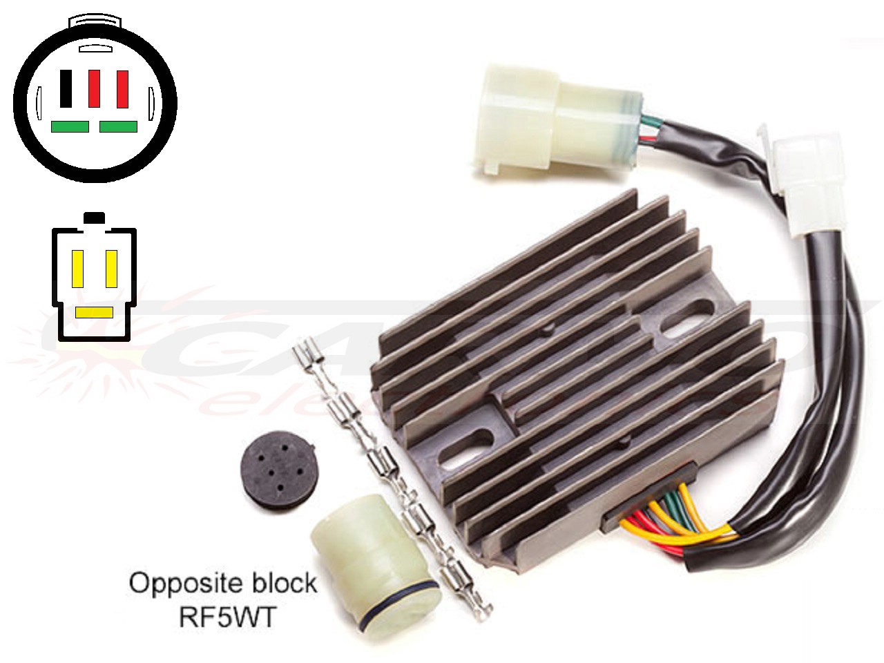 CARR821 Honda XRV750 Africa Twin MOSFET 電圧レギュレータ/整流器 - 画像をクリックして閉じる