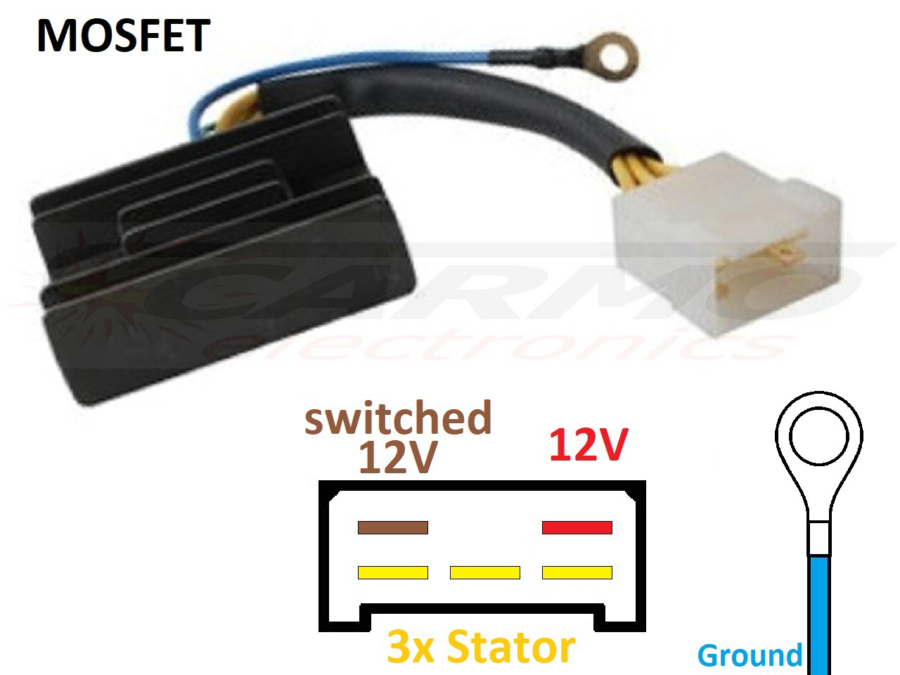 CARR8254 Aprilia MOSFET Spanningsregelaar gelijkrichter - 画像をクリックして閉じる