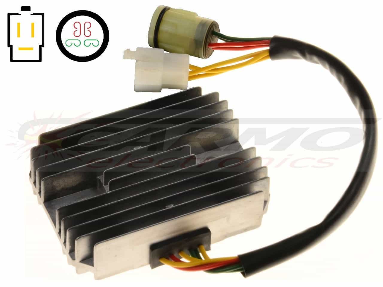 CARR831 Honda XRV750 Africa Twin MOSFET 電圧レギュレータ/整流器 - 画像をクリックして閉じる