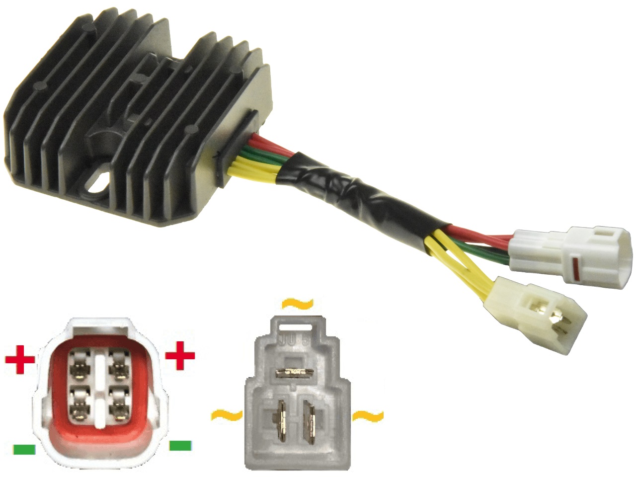 CARR8521 Suzuki 600 650 700 750 800 1000 1250 1300 1500 MOSFET Voltage regulator rectifier - 画像をクリックして閉じる