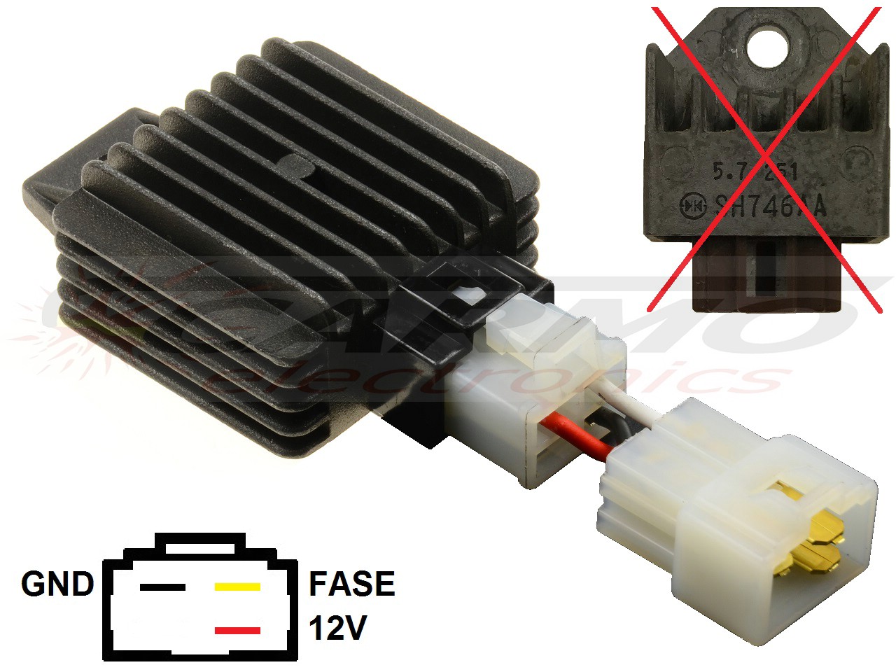 CARR9852 SH746AA spanningsregelaar (verbeterd) - 画像をクリックして閉じる