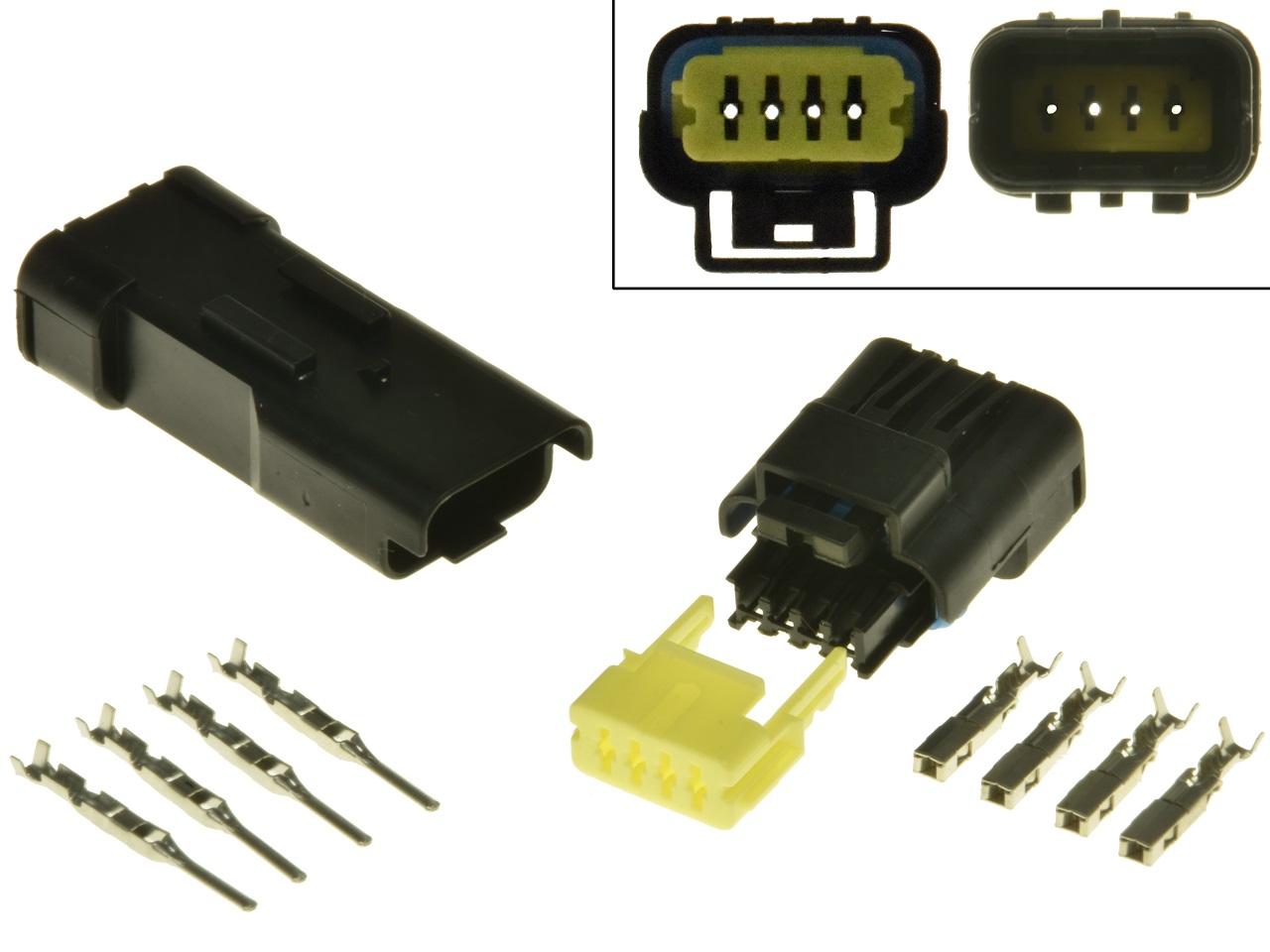 Ducati diagnostic connector set 4 pole OBD2 OBDII - 画像をクリックして閉じる