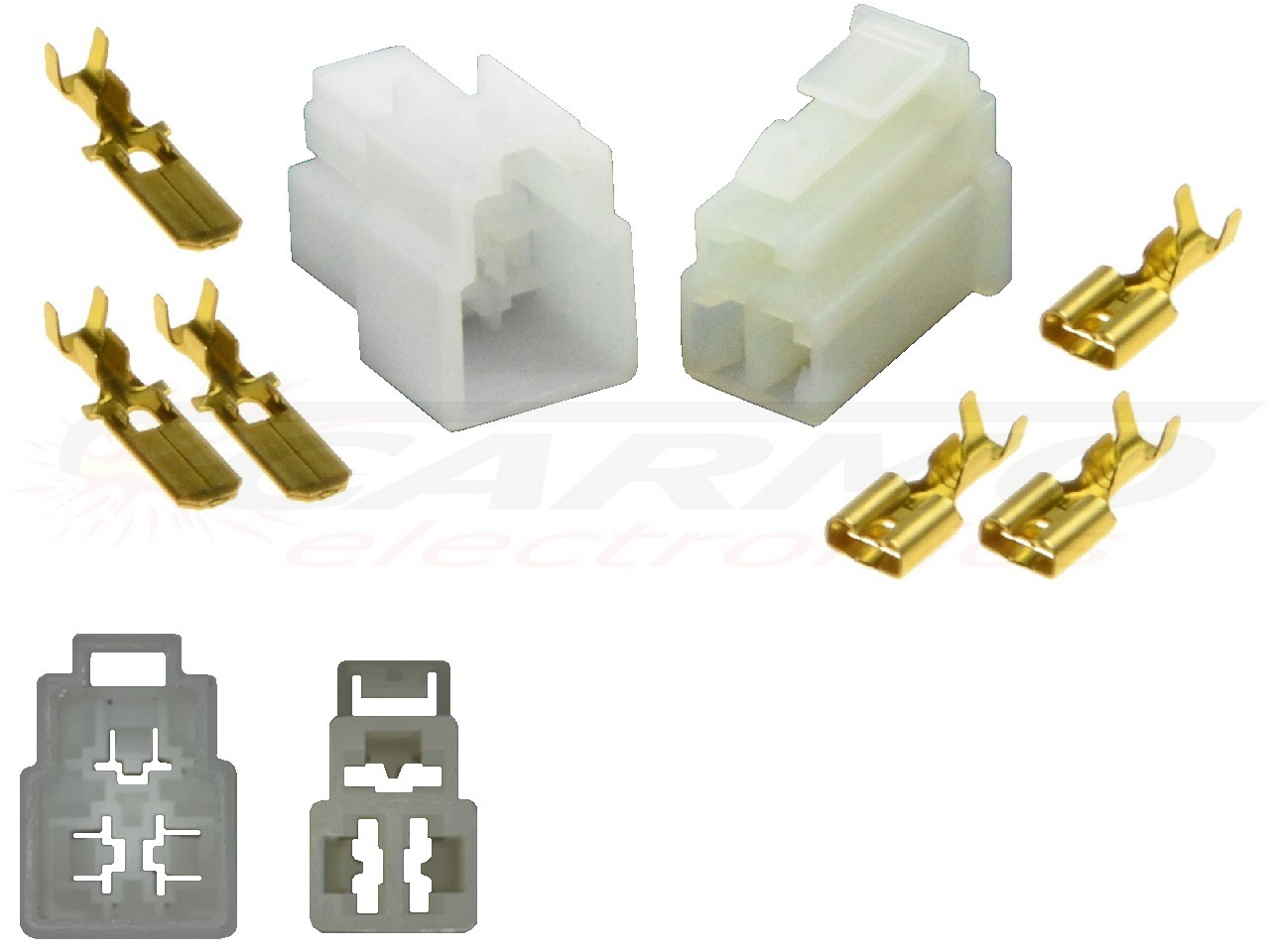 Stator connector plug set 2 - 画像をクリックして閉じる