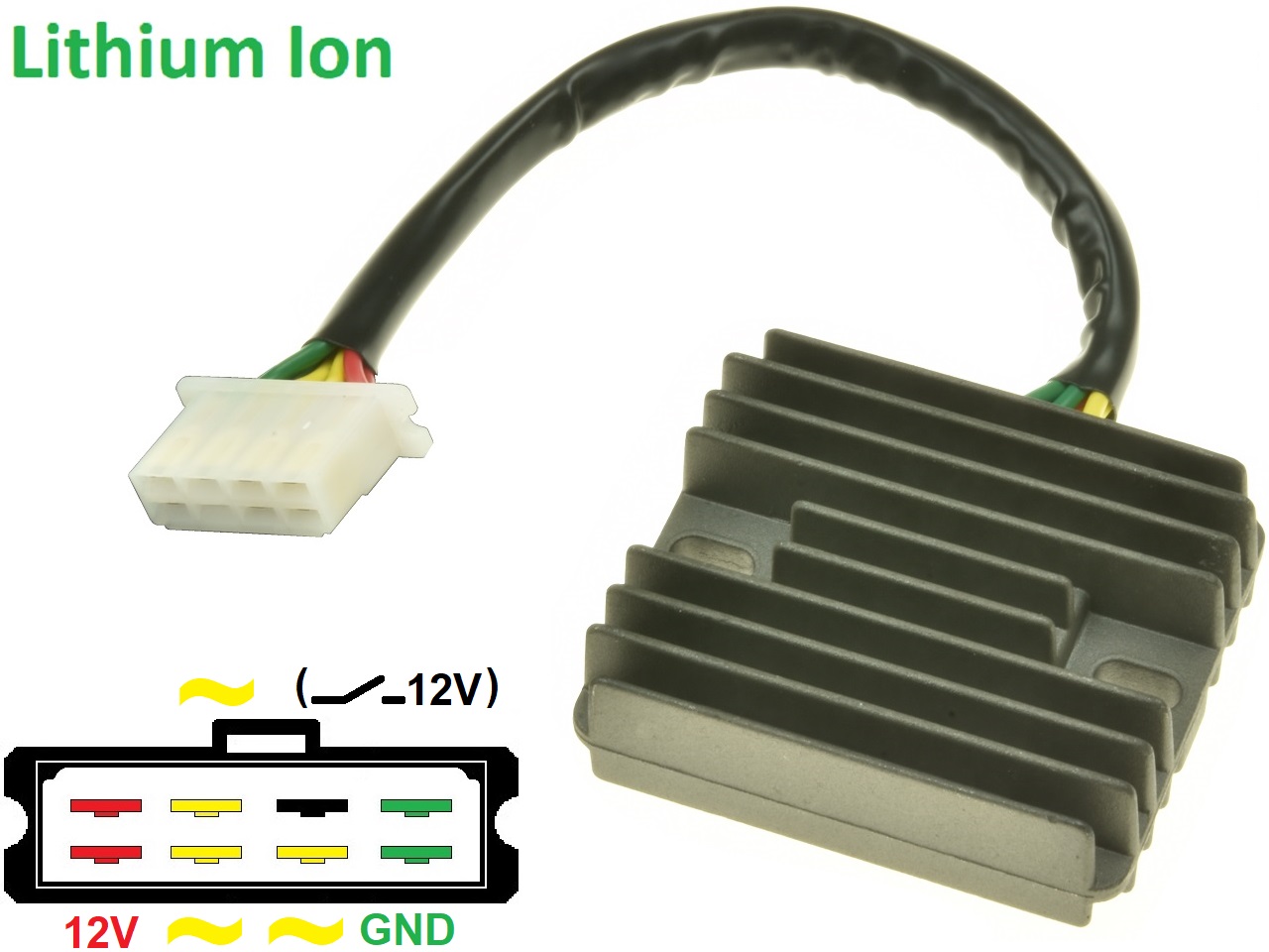 CARR291-LI - Honda CB750A GL1000 GL1100 GL1200 GoldWing MOSFET Spanningsregelaar gelijkrichter - Lithium Ion - 画像をクリックして閉じる