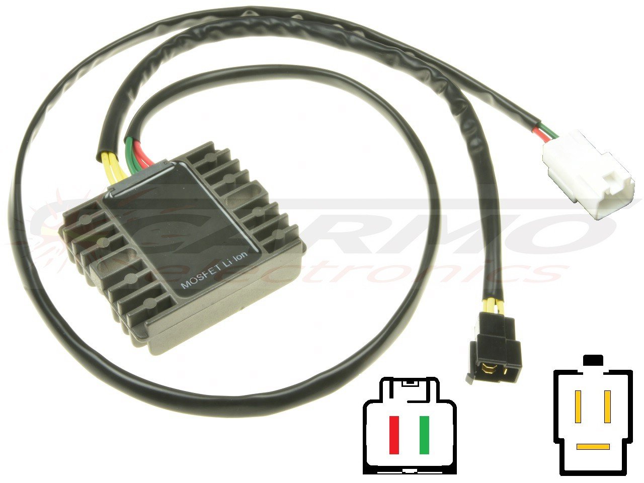 Honda XL125V Varadero 125 2007-2016 MOSFET 電圧レギュレータ/整流器 (31600-KPC-D51, SH678FE) - 画像をクリックして閉じる