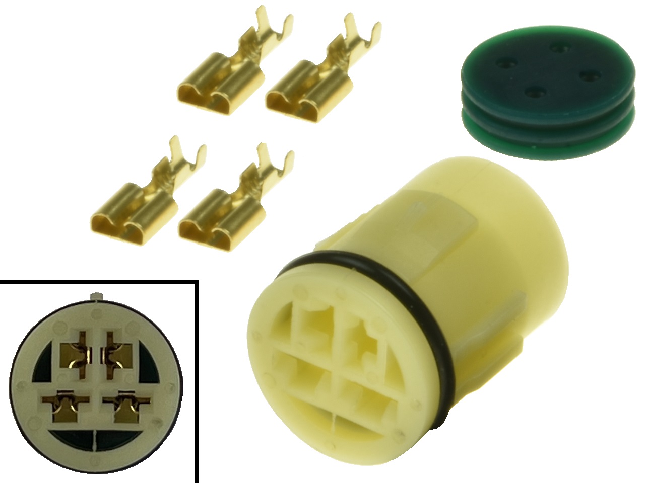 XRV750 - Motorbike Connector plug waterproof (round) - 画像をクリックして閉じる