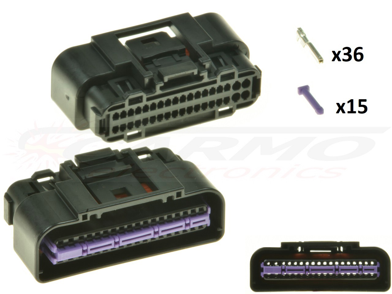 KTM 36 way ECU CDI ECM motorcyle connector set - Female - 画像をクリックして閉じる